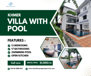 13 room Villa with pool in BKK1
